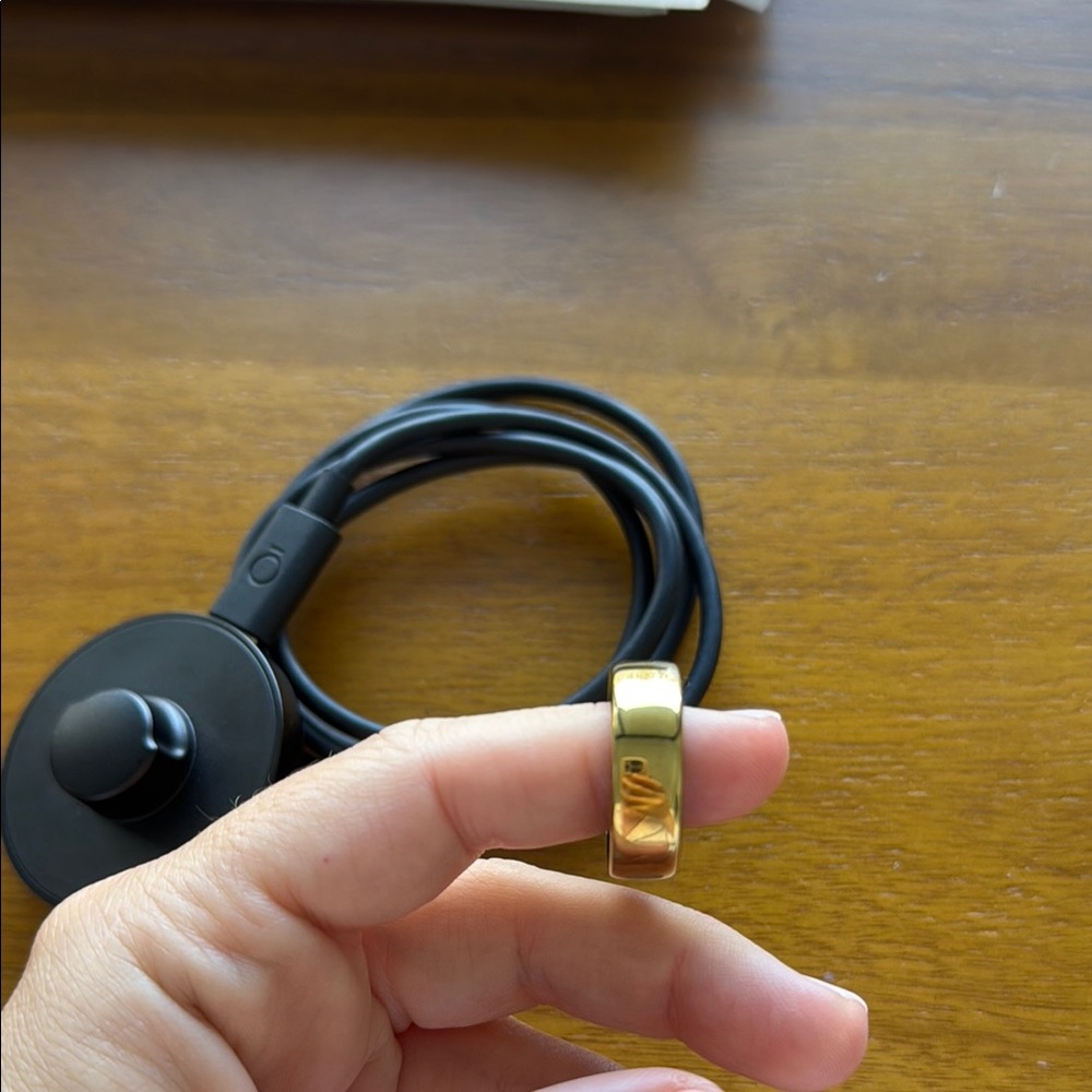 Oura Gen3 Horizon Gold US9 Set - great condition